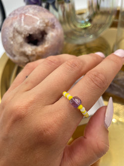 Amethyst Ring (facettiert)