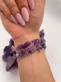 Amethyst Splitterarmband