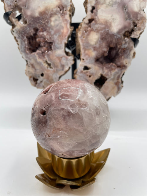 Pink Amethyst Kugel